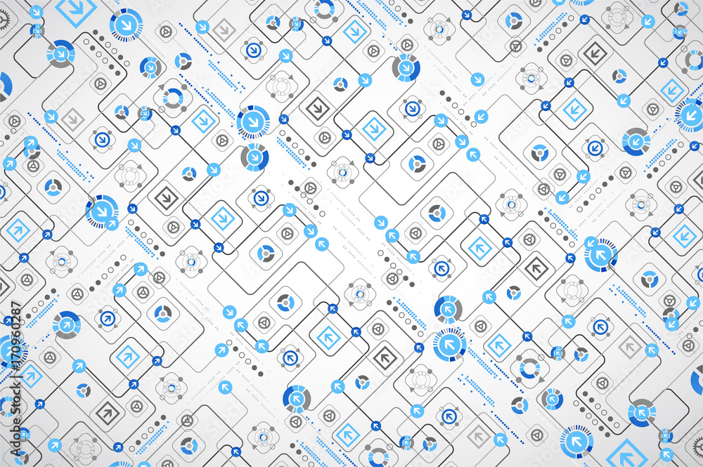 Abstract technology circuit board. Communication concept Abstract technology circuit board. Communication concept