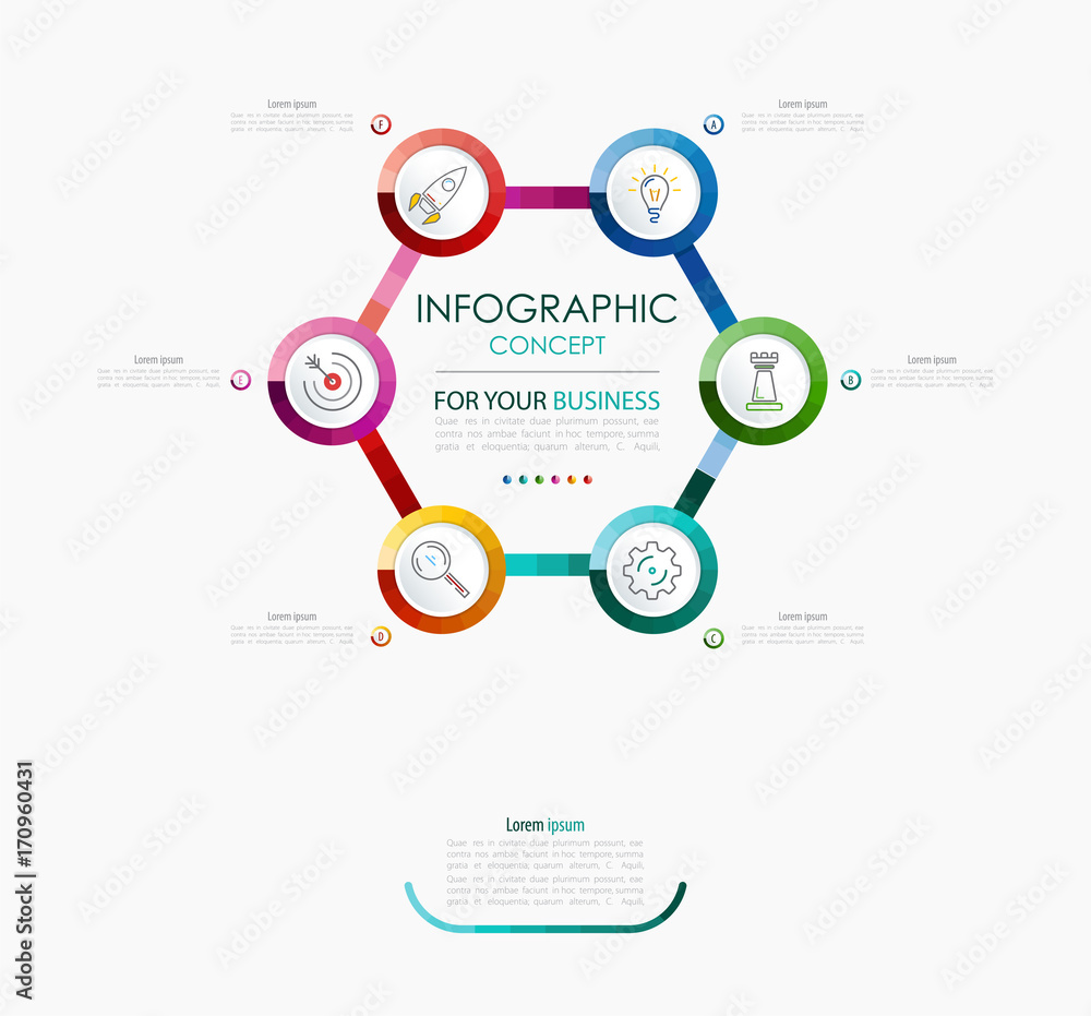 Vector infographic template. Business concept with options. Vector infographic template. Business concept with options.
