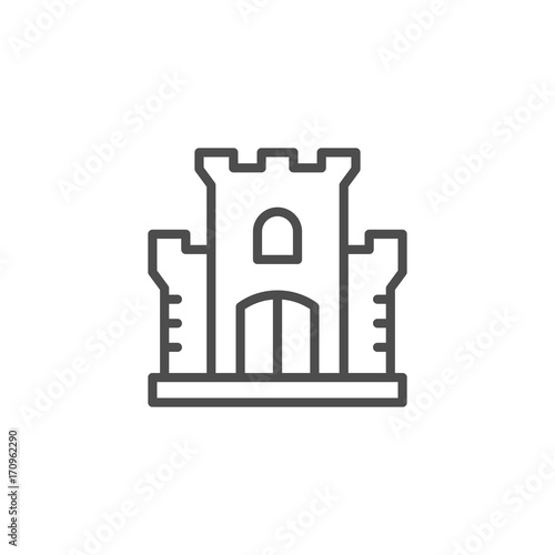Castle line icon