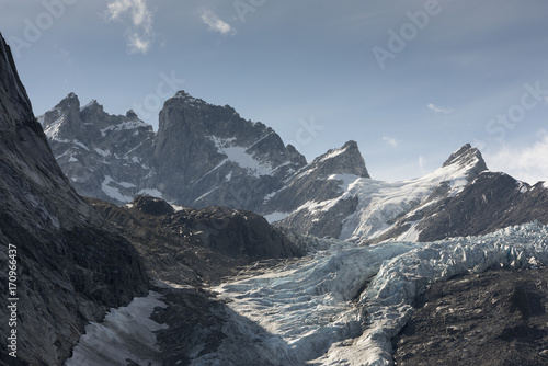 Rugged Mountains and Glaciers near Johns Hopkins Inlet, Glacier Bay © Betty Sederquist