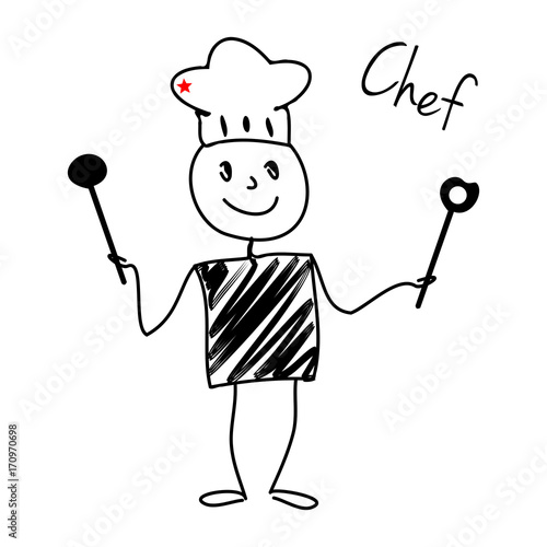 Gert der Chef schwingt die Kochlöffel