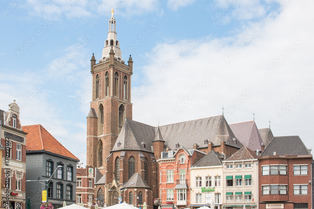 Obraz premium Christoffelkathedraal Kathedrale St. Christophorus Roermond Nederland (Niederlande)