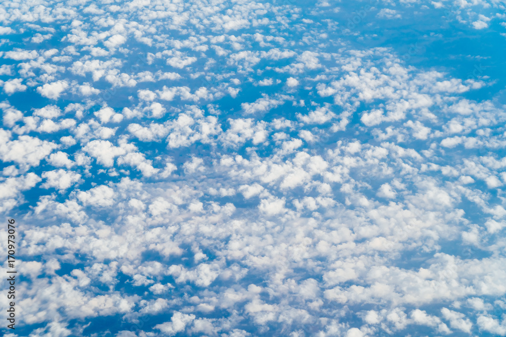 Aerial View Of Beautiful Landscape Of Earth Clouds