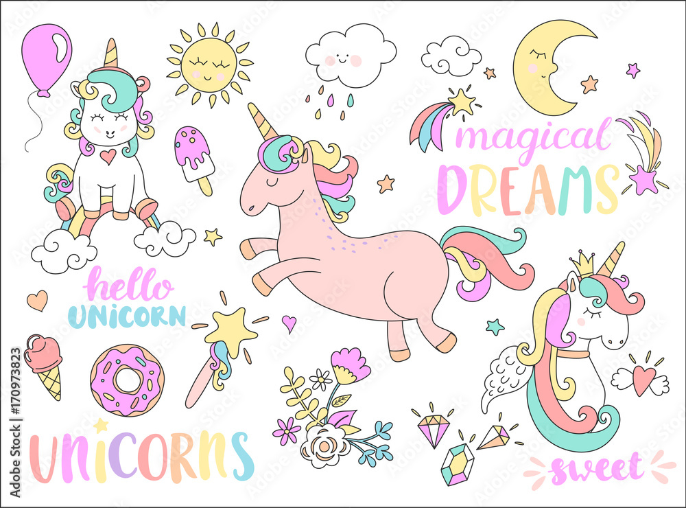 Vector set with stickers, pins, patches and some lettering in cartoon 80s-90s comic style. Vector set with stickers, pins, patches and some lettering in cartoon 80s-90s comic style.