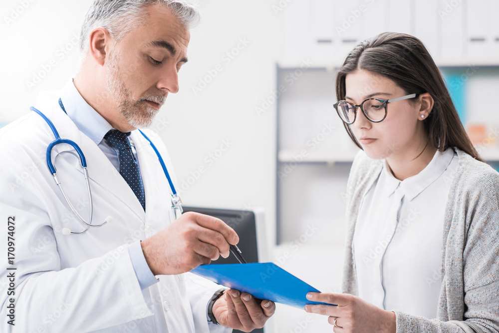 Doctor and patient Doctor and patient