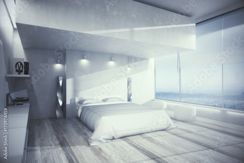 Cozy bedroom interior