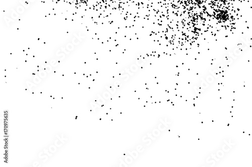 Grunge urban textured background. Sparkle dust overlay, glitter distress grain. Template to create grungy dusty abstract effect on the card or flyer. Dirty vintage poster surface. Vector.