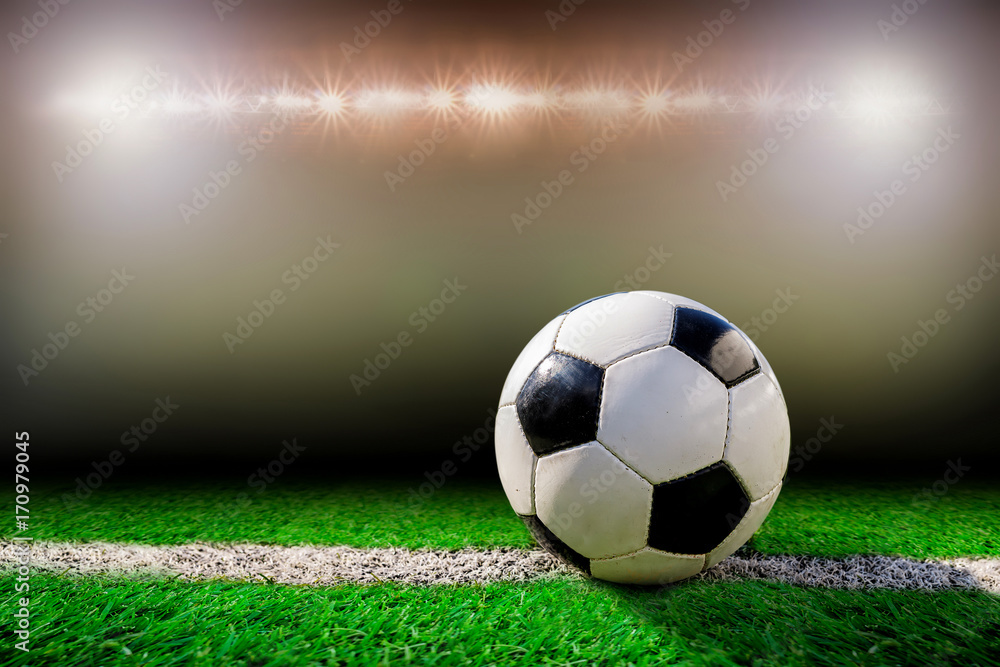 Fototapeta premium soccer football in the stadium