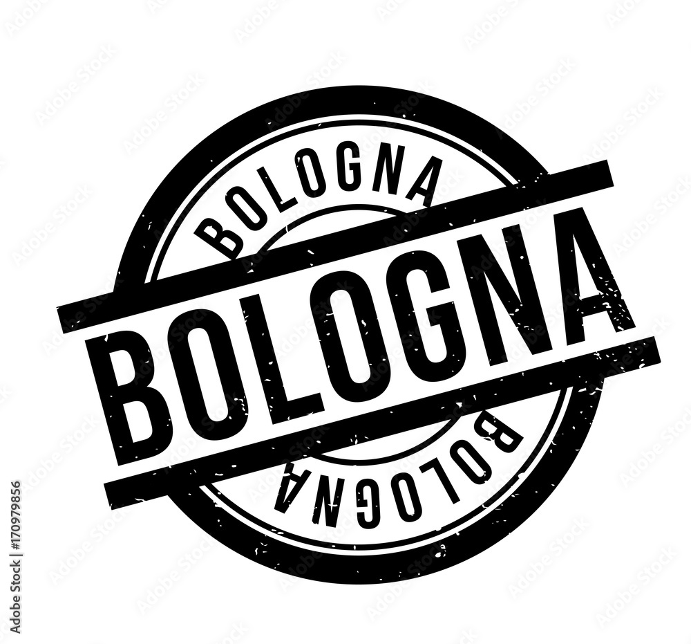Bologna rubber stamp. Grunge design with dust scratches. Effects can be easily removed for a clean, crisp look. Color is easily changed. Bologna rubber stamp. Grunge design with dust scratches. Effects can be easily removed for a clean, crisp look. Color is easily changed.