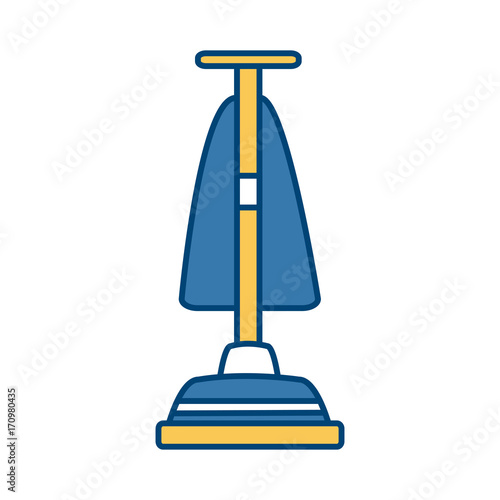 hoover vacuum cleaner icon vector illustration graphic design