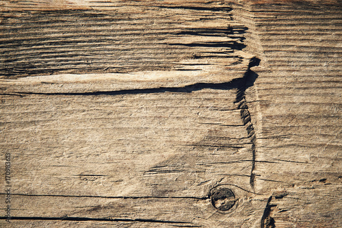 detail hewn old wooden boards photo