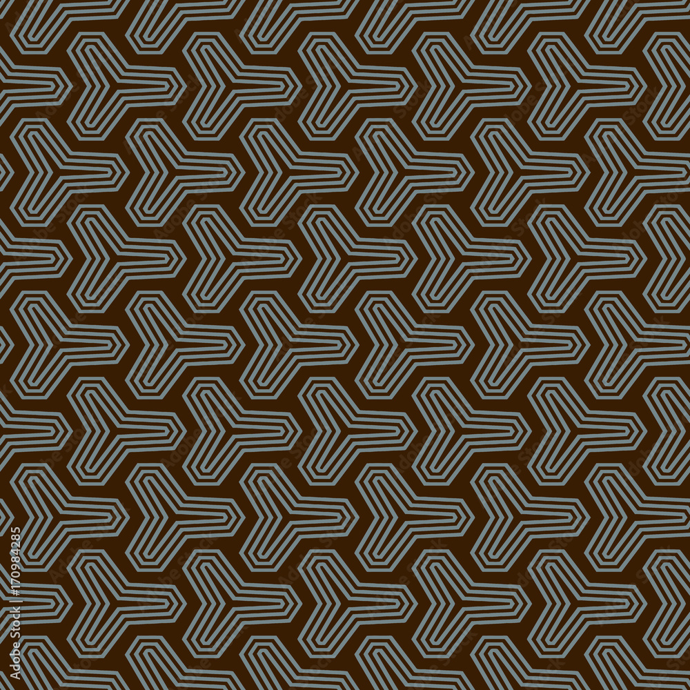 Traditional Japanese Folk Crest Pattern - Vector Seamless Background Traditional Japanese Folk Crest Pattern - Vector Seamless Background
