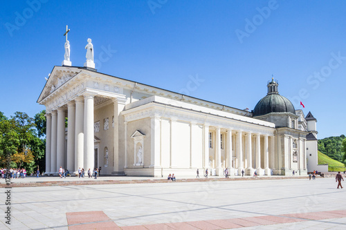 Cathedral Basilica Of St. Stanislaus And St. Vladislav In Summer Sunny Day. photo