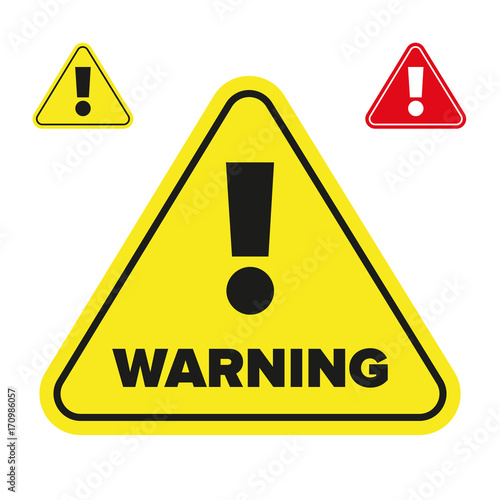 Warning sign exclamation mark