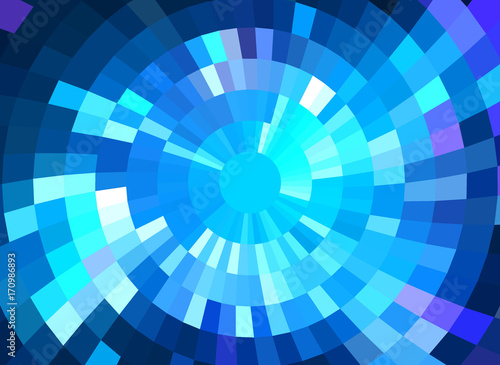 Abstract Vector Radial Rays Background 