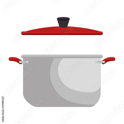 kitchen pot isolated icon vector illustration design