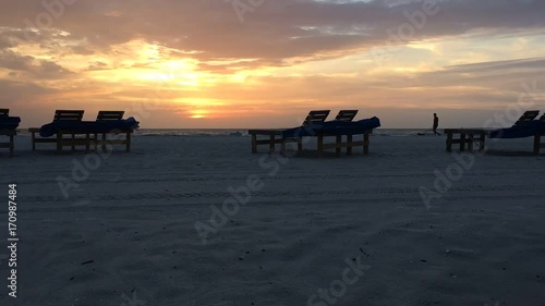 Fort Myers Beach sunset time lapse