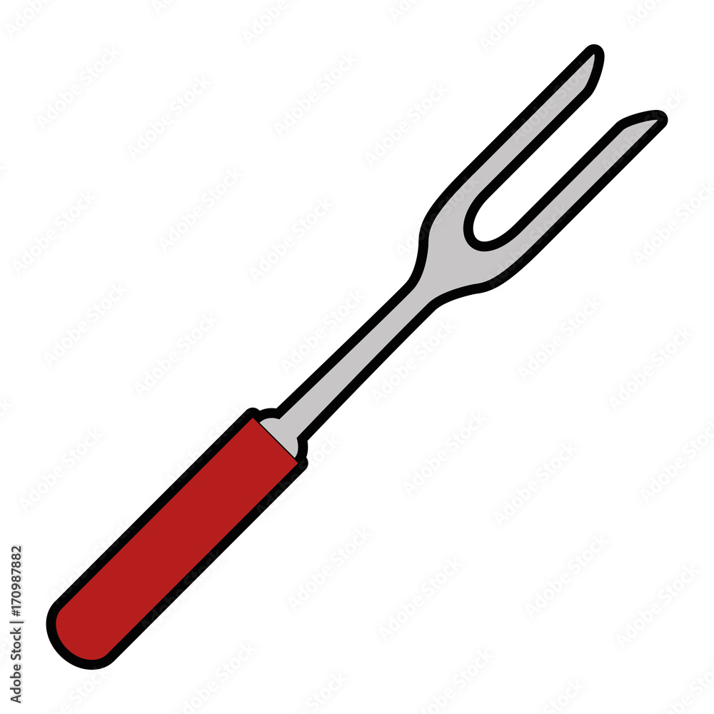 fork grill kitchen cutlery icon vector illustration design fork grill kitchen cutlery icon vector illustration design