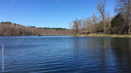 Time lapse of Spring Lake in Wall Doxey State Park in Mississippi
