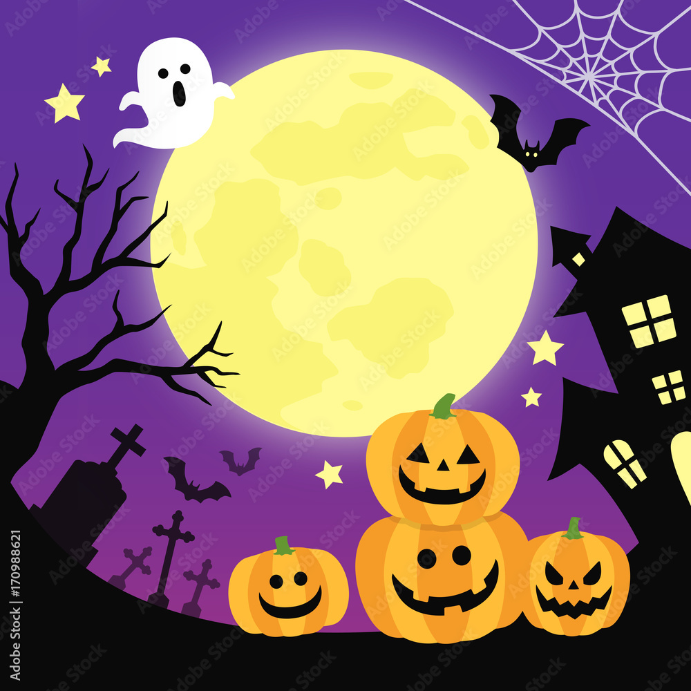 ハロウィン イラスト 背景 Vector De Stock Adobe Stock ハロウィン イラスト 背景 Vector De Stock Adobe Stock