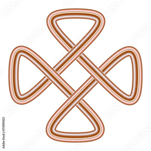 Celtic Pattern - Vector Ancient Pagan Scandinavian Sacred Knotwork Symbol