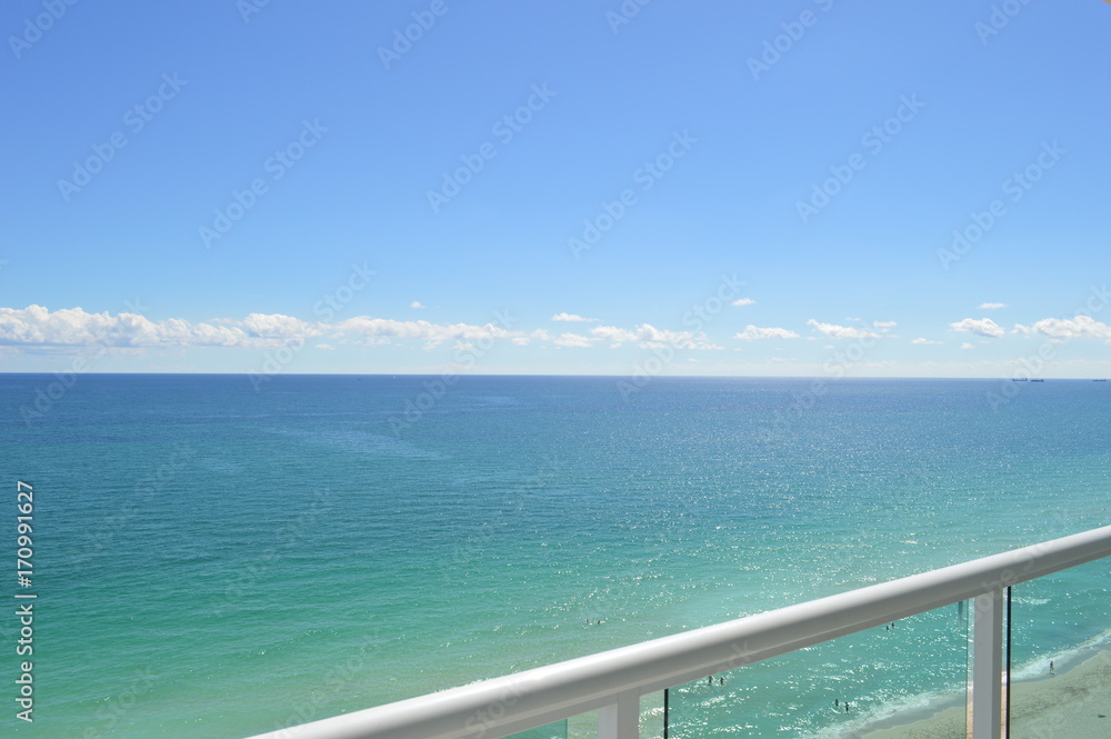 Miami Beach from balcony