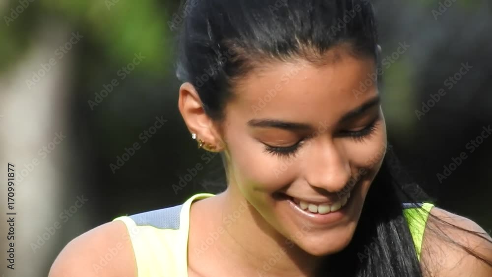 Happy Smiling Christian Teen Female Happy Smiling Christian Teen Female