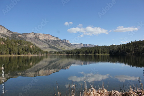 Pristine mountain lake