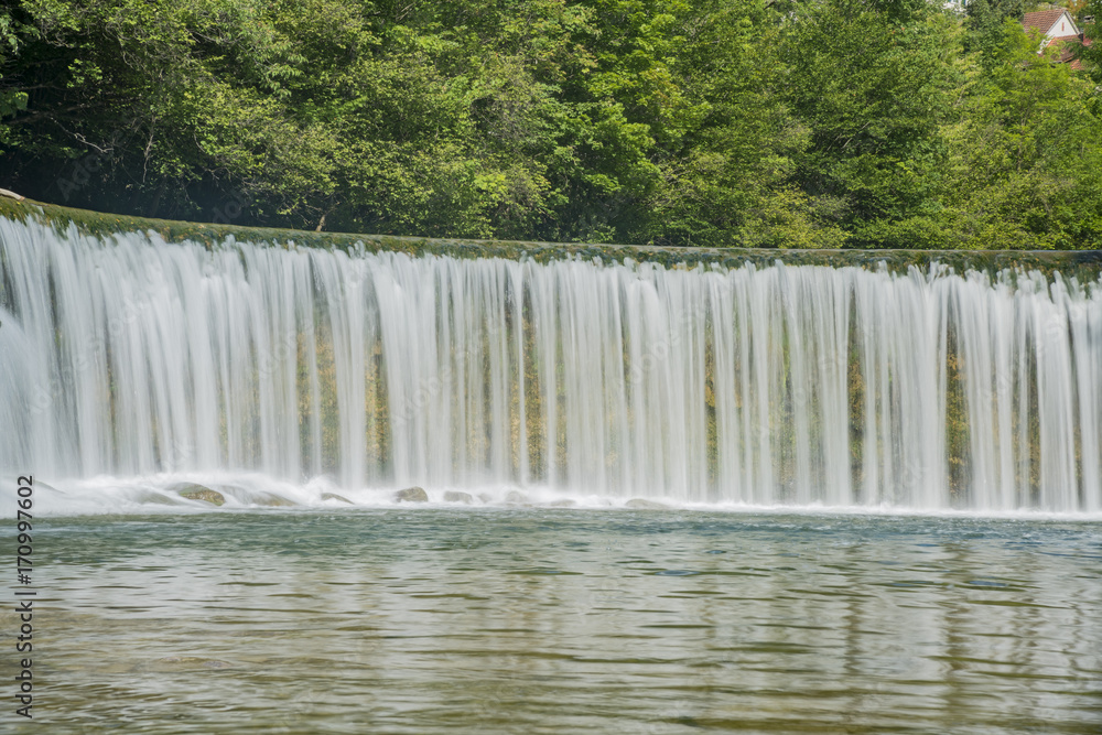 Fototapeta premium The beautiful Affenschlucht waterfall
