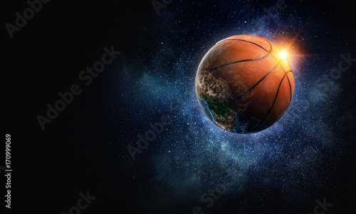 Basketball game concept © Sergey Nivens