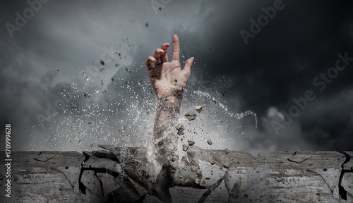 Buried alive but not broken