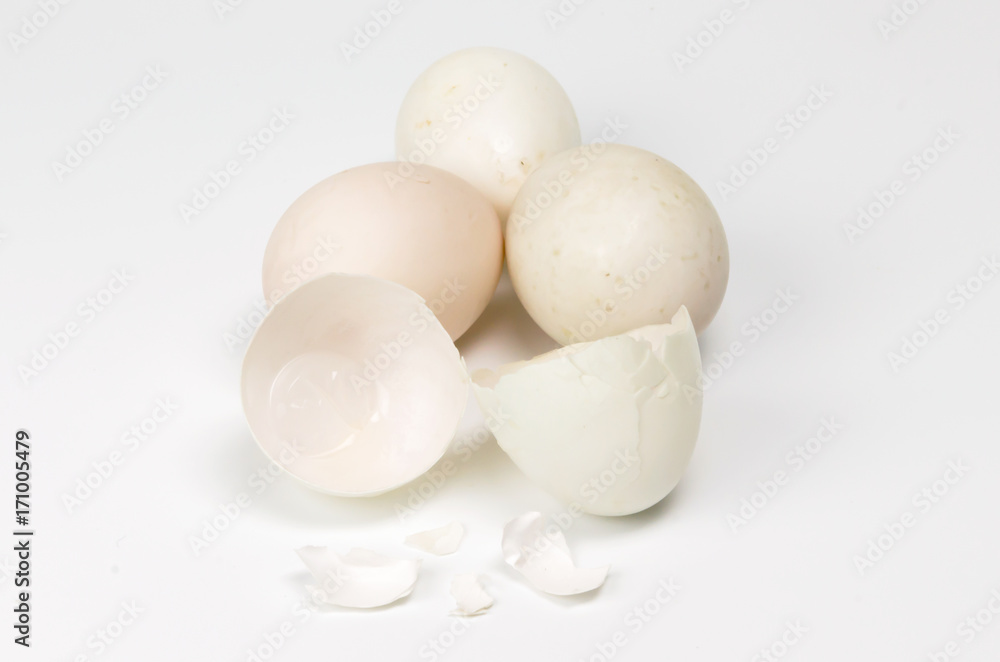 Duck egg isolated on white background. Duck egg isolated on white background.