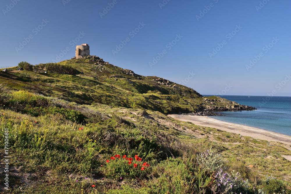 Wachturm von Tharros auf Sardinien