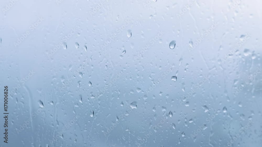 Window with rain drops Window with rain drops