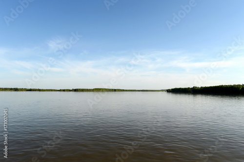 The Ob River near the city of Barnaul.
