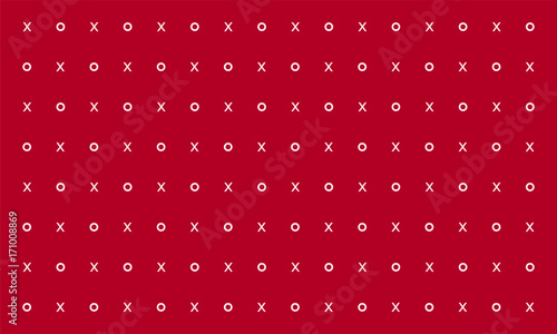 hipster XOXO love Vector Seamless Transition Abstract Background Pattern.