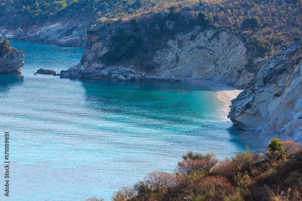 Summer morning coast(Albania).