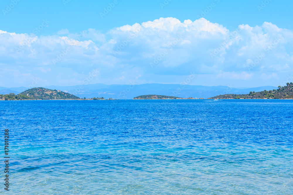 Summer sea coast (Sithonia, Greece). Summer sea coast (Sithonia, Greece).