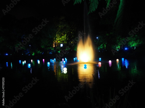 Lichtspiele auf einem See