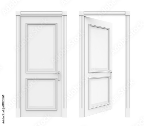 Closed and Open Doors