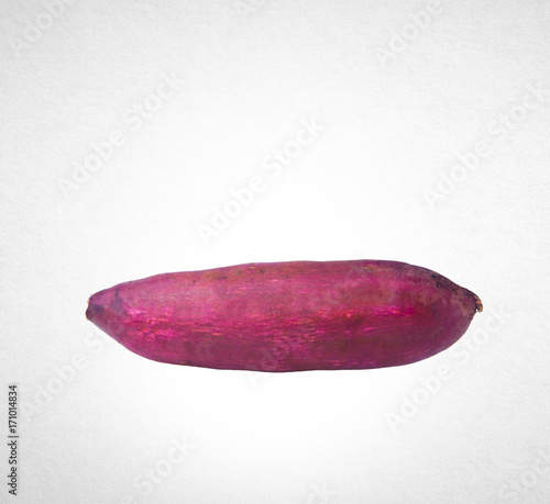 sweet potato or red sweet potato on a background.