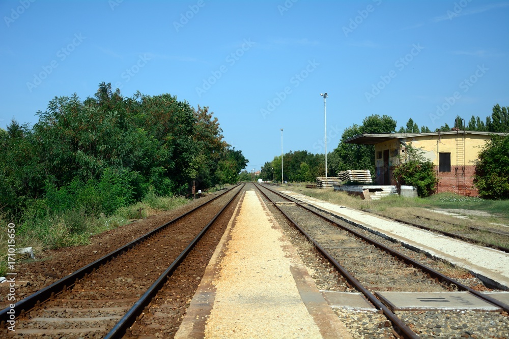 Railway station, Toszeg, Hungary