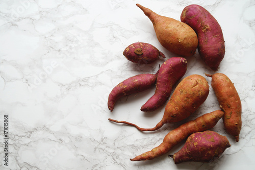 Organic sweet potatoes