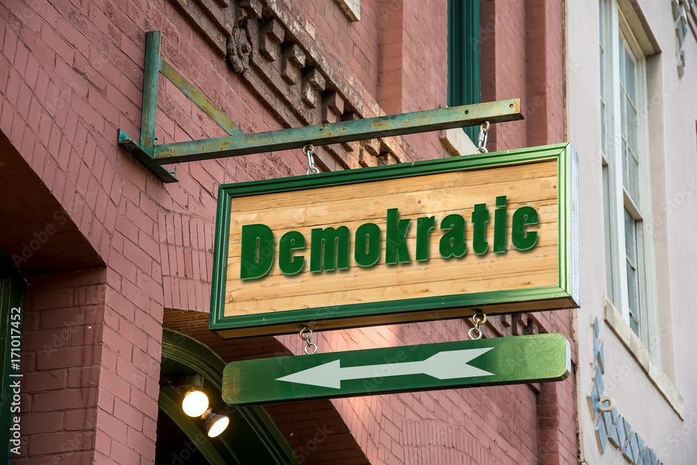 Schild 277 - Demokratie