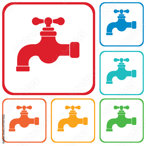 Water tap icon