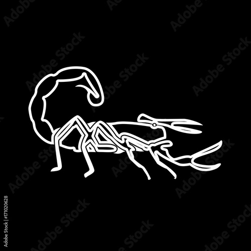 Scorpion it is icon .