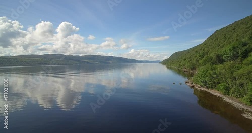 Aerial, The Mighty Loch Ness, Scotland - Native Version photo