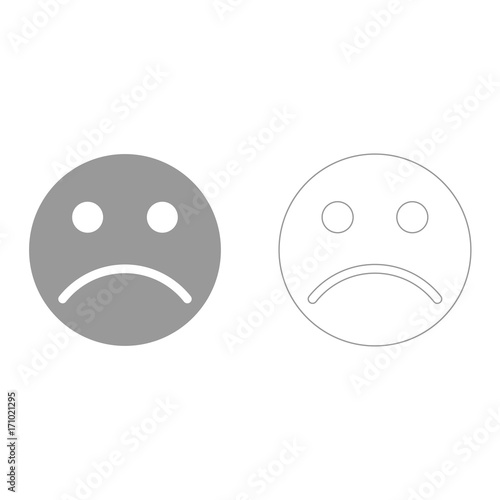 Sad emoticon it is icon .