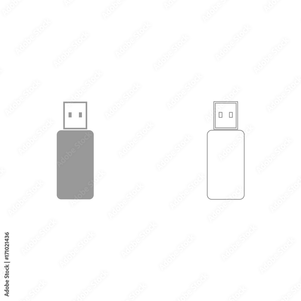 Flash drive it is icon . Flash drive it is icon .