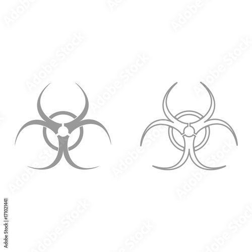 Biological danger it is icon .